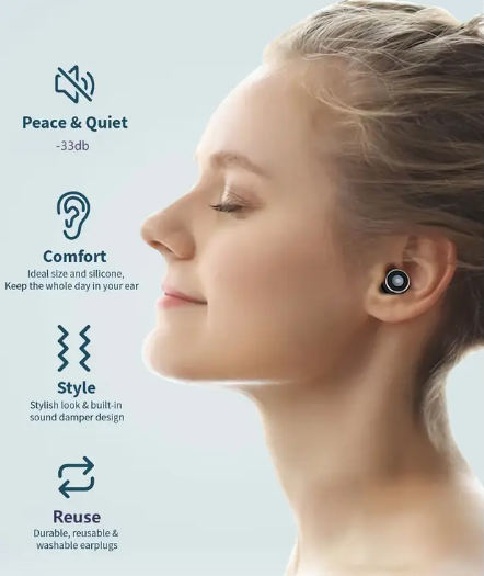 Tapón de oido para dormir con filtro
