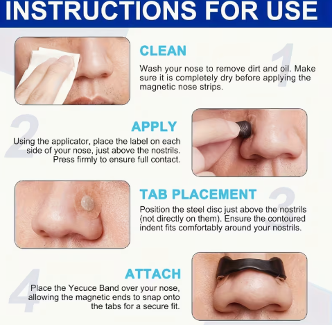 Repuesto de tiras anti ronquido (30  parches)