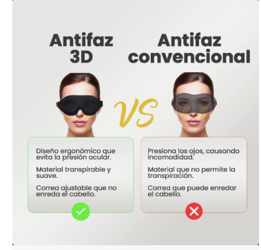 Anti faz 3 D para dormir