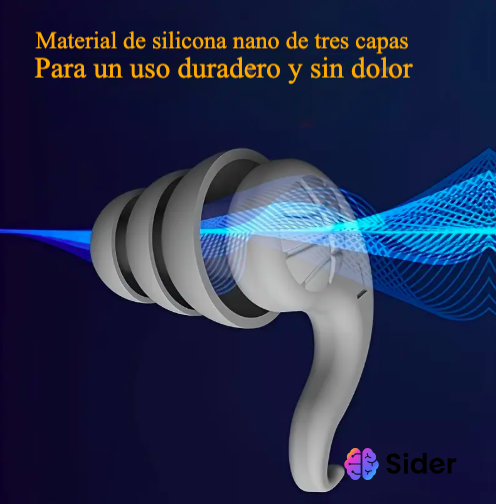Tapones de oido para dormir  silicona